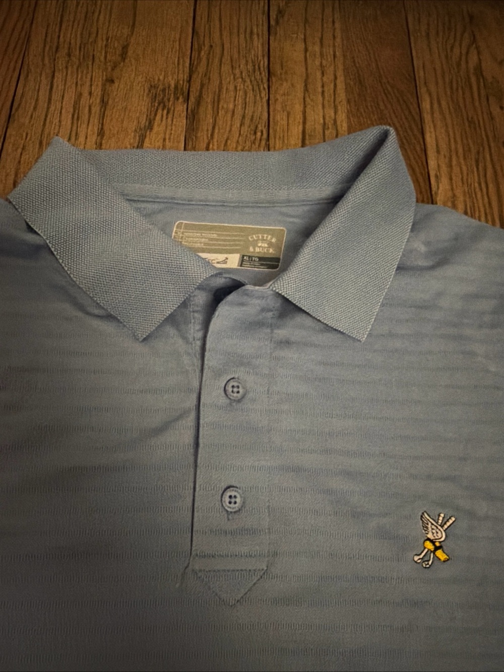 Winged Foot Cutter & Buck Men’s Light Blue Polo Shirt